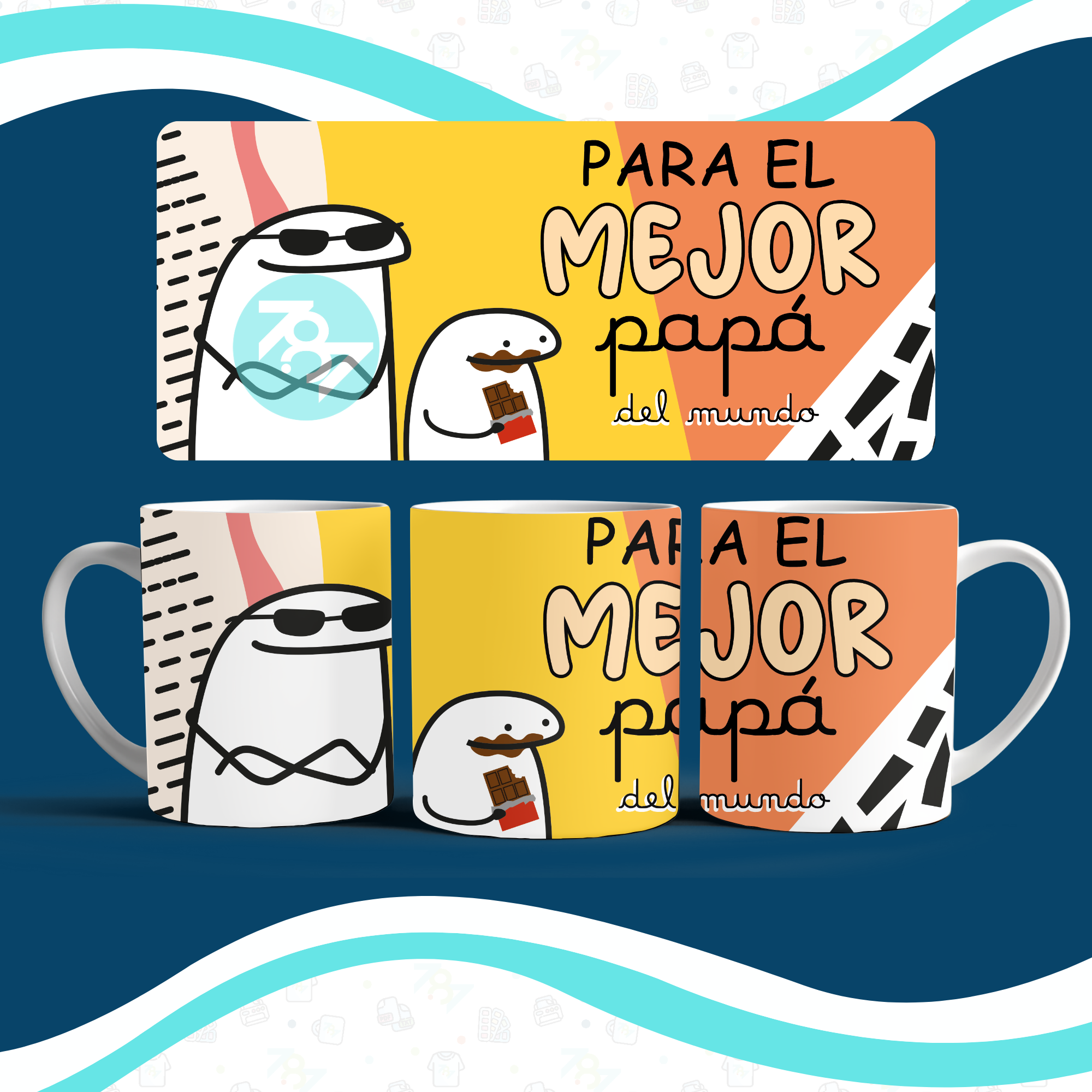 Father's Day Mug - Flork 6 – 787 Printing Co.