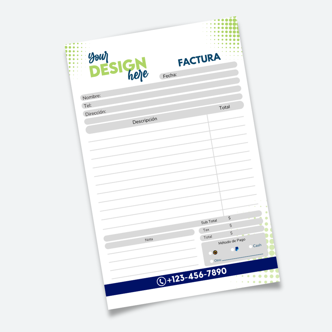 Custom Order Form Notepad - NCR