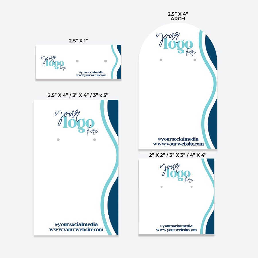 2 x 3 EARRING DISPLAY CARDS