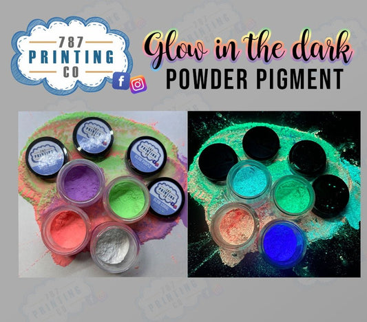 Glow in the Dark Powder Pigment - 787 Printing Co.